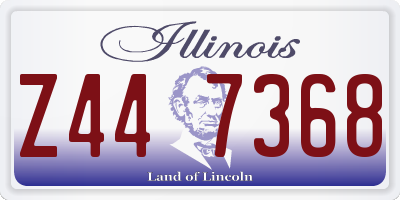 IL license plate Z447368