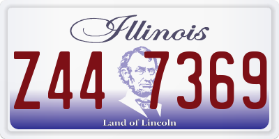 IL license plate Z447369