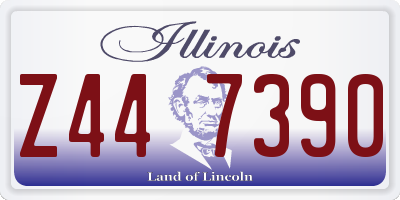 IL license plate Z447390