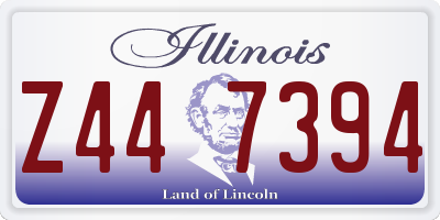 IL license plate Z447394