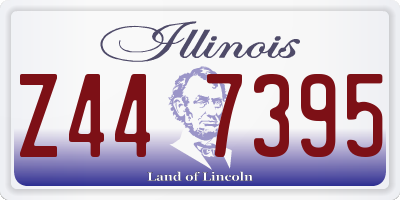 IL license plate Z447395