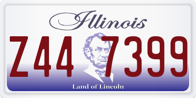 IL license plate Z447399