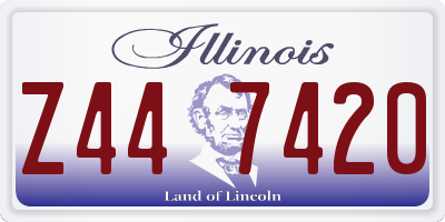 IL license plate Z447420