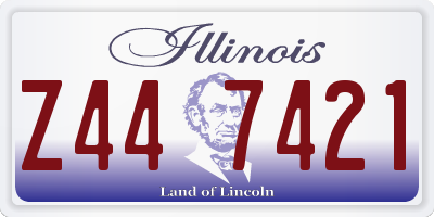 IL license plate Z447421