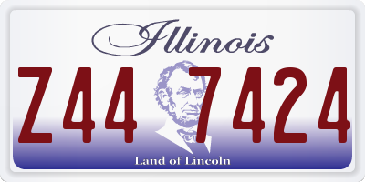 IL license plate Z447424