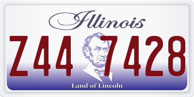 IL license plate Z447428