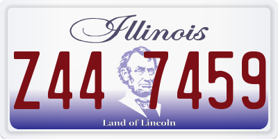 IL license plate Z447459