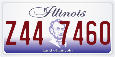 IL license plate Z447460