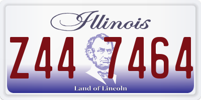 IL license plate Z447464