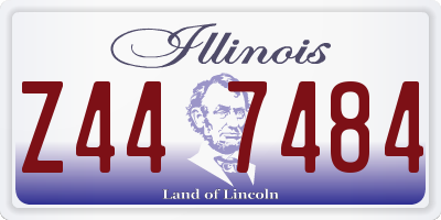IL license plate Z447484