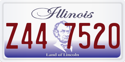 IL license plate Z447520