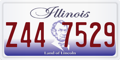 IL license plate Z447529