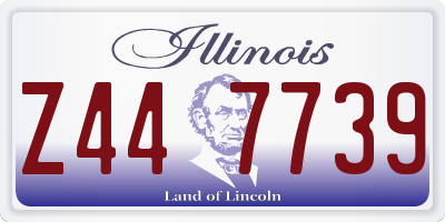 IL license plate Z447739
