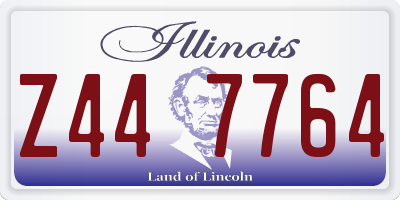 IL license plate Z447764