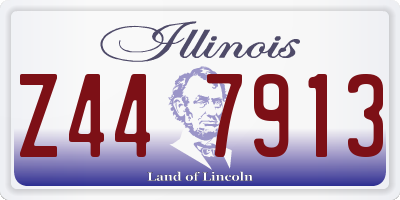 IL license plate Z447913