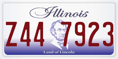 IL license plate Z447923