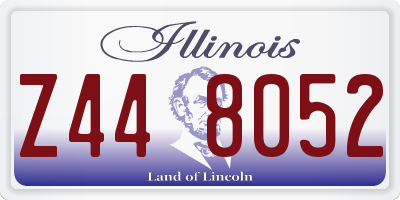 IL license plate Z448052