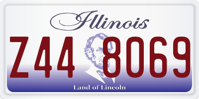 IL license plate Z448069