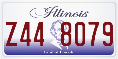 IL license plate Z448079