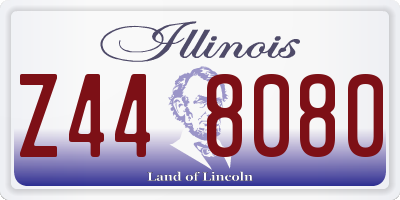 IL license plate Z448080