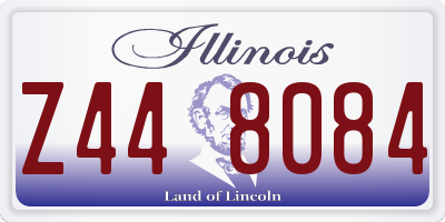 IL license plate Z448084