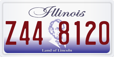 IL license plate Z448120
