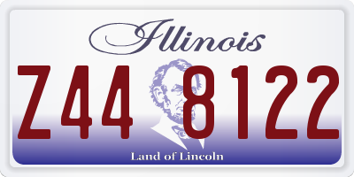 IL license plate Z448122