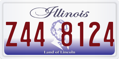 IL license plate Z448124
