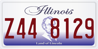 IL license plate Z448129