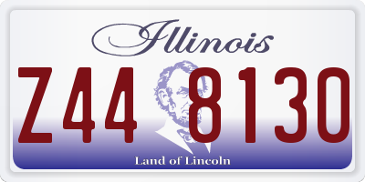 IL license plate Z448130