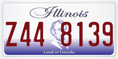 IL license plate Z448139