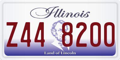 IL license plate Z448200