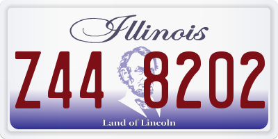 IL license plate Z448202