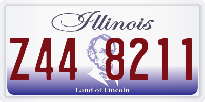 IL license plate Z448211