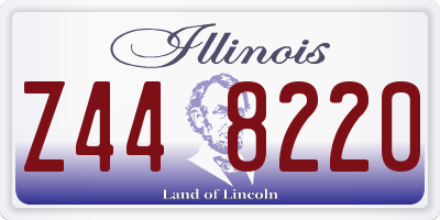 IL license plate Z448220