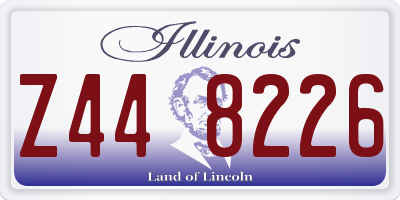 IL license plate Z448226