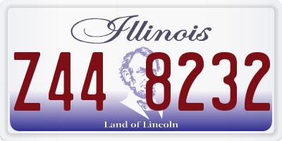 IL license plate Z448232