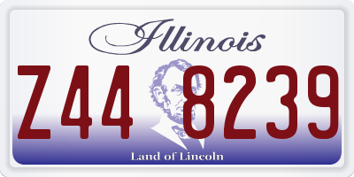 IL license plate Z448239