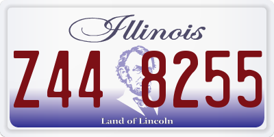 IL license plate Z448255