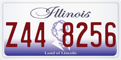 IL license plate Z448256