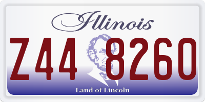 IL license plate Z448260