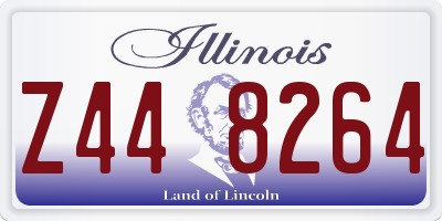 IL license plate Z448264