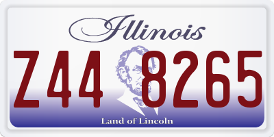 IL license plate Z448265