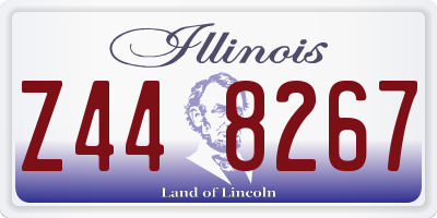 IL license plate Z448267