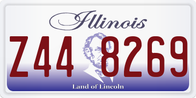 IL license plate Z448269