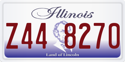 IL license plate Z448270