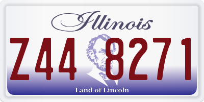 IL license plate Z448271