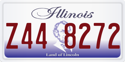 IL license plate Z448272