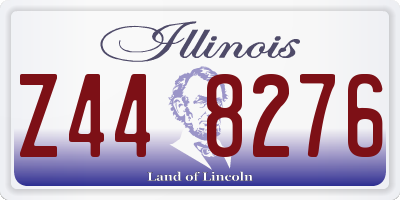 IL license plate Z448276
