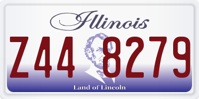 IL license plate Z448279